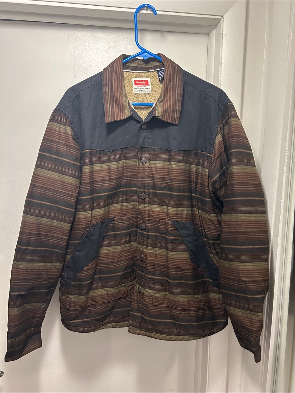 Wrangler Retro Western Striped Lightweight Jacket